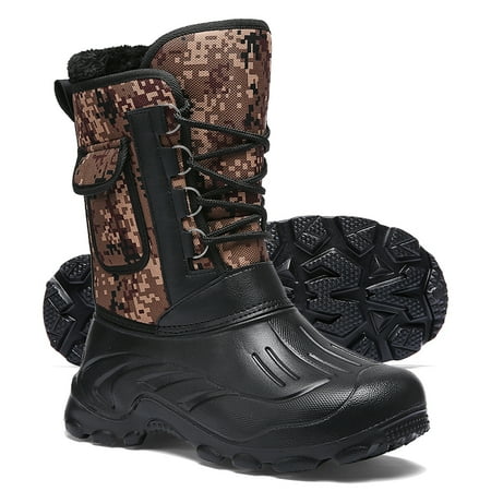 Snow Boots for Men Outdoor Mid-Calf Winter Warm Snow Shoes with Detachable Insert Liner
Snow Boots for Men Outdoor Mid-Calf Winter Warm Snow Shoes with Detachable Insert Liner