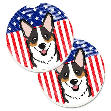 Carolines Treasures BB2185CARC American Flag and Tricolor Corgi Set of 2 Cup Holder Car Coasters Large multicolor
Carolines Treasures BB2185CARC American Flag and Tricolor Corgi Set of 2 Cup Holder Car Coasters Large multicolor