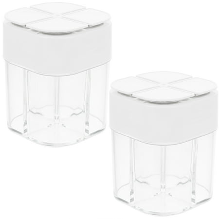 HOMEMAXS 2pcs Flip-Top Seasoning Container Four In One Spice Dispenser Clear Salt Shakers
HOMEMAXS 2pcs Flip-Top Seasoning Container Four In One Spice Dispenser Clear Salt Shakers