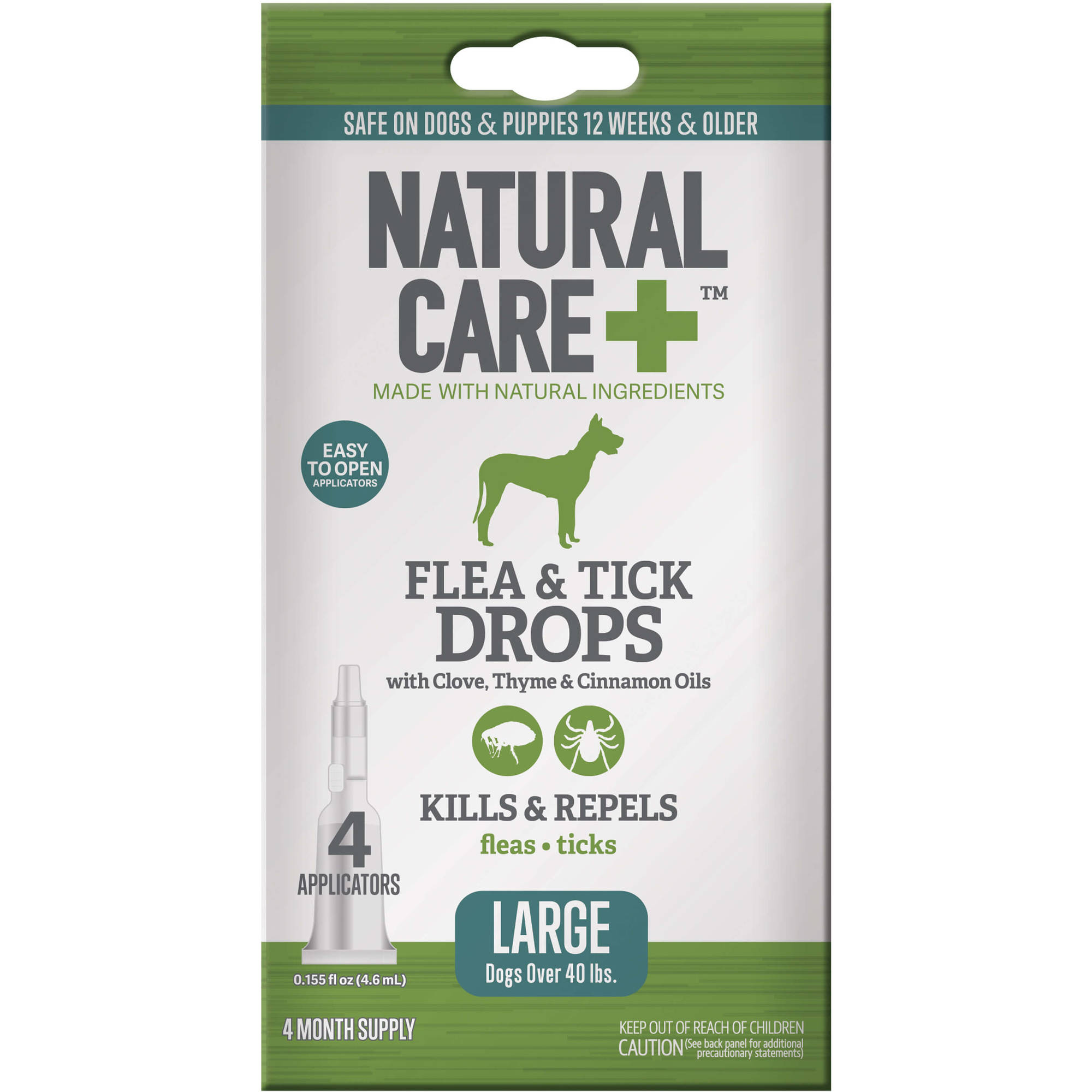 Natural Care+ Flea & Tick Spray with Peppermint Oil & Clove Extract