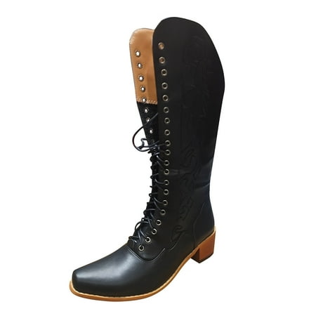 Fashion Women Artificial Leather Solid Color Autumn Thick Sole Square Heels Lace Up Mid Booties Round Toe Shoes
Fashion Women Artificial Leather Solid Color Autumn Thick Sole Square Heels Lace Up Mid Booties Round Toe Shoes