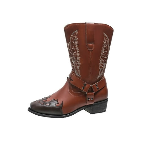 GENILU Women s Western Cowboy Pointed Toe Boots Knee High Pull On Boots Black
GENILU Women s Western Cowboy Pointed Toe Boots Knee High Pull On Boots Black