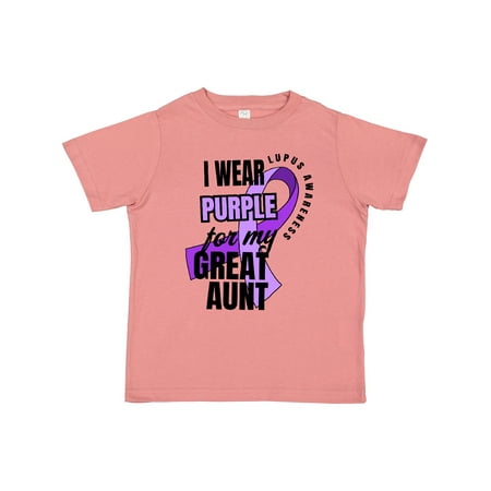 Inktastic I Wear Purple for My Great Aunt Lupus Awareness Gift Toddler Boy or Toddler Girl T-Shirt
Inktastic I Wear Purple for My Great Aunt Lupus Awareness Gift Toddler Boy or Toddler Girl T-Shirt
