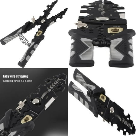Multifunctional High Hardness Wire Stripper and Cable Cutter - Durable and Efficient Tool for Electricians - Ideal for Quick Wire Stripping in Projects and Repairs - Reliable Equipment fo
Multifunctional High Hardness Wire Stripper and Cable Cutter - Durable and Efficient Tool for Electricians - Ideal for Quick Wire Stripping in Projects and Repairs - Reliable Equipment fo