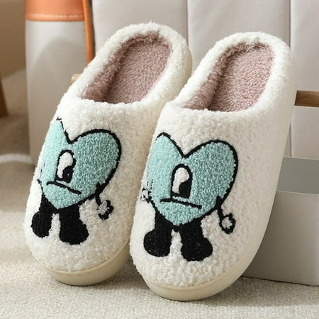 CoCopeaunt Womens Winter Home Slippers Cute Loving Heart Autumn Warm Thick Plush Non-Slip Mens Shoes Couple House Slient Slides Bedroom
CoCopeaunt Womens Winter Home Slippers Cute Loving Heart Autumn Warm Thick Plush Non-Slip Mens Shoes Couple House Slient Slides Bedroom
