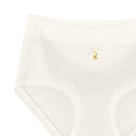 Gubotare Women Panties Lace Women s Comfortable Playful High Waist Hollowed Out Underwear A M