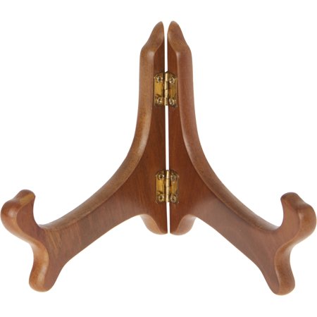 Bard's Hinged Walnut Bowl Stand, 4.25" H x 6.25" W x 4.5" D