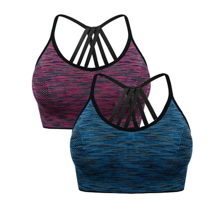 FUTATA 1-3 Pack Womens Sports Bras Padded Medium Support Sports Bra Wirefree Longline Crop Yoga Bras Running Workout Activewear Bras
FUTATA 1-3 Pack Womens Sports Bras Padded Medium Support Sports Bra Wirefree Longline Crop Yoga Bras Running Workout Activewear Bras