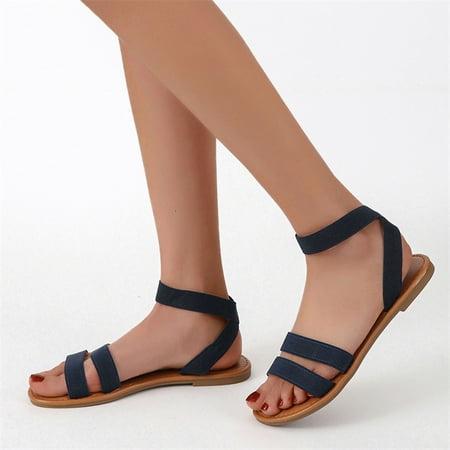 pafei tyugd Women s Open Toes Two Band Ankle Strap Flat Sandals Summer Casual Dressy Cute Sandals Comfortable Trendy Strappy Shoes Size 5.5
pafei tyugd Women s Open Toes Two Band Ankle Strap Flat Sandals Summer Casual Dressy Cute Sandals Comfortable Trendy Strappy Shoes Size 5.5