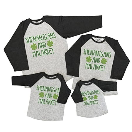 7 ate 9 Apparel St. Patrick s Day Shirts - Funny Shenanigans Grey Shirt 12 Months
7 ate 9 Apparel St. Patrick s Day Shirts - Funny Shenanigans Grey Shirt 12 Months