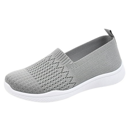 Sneakers for Women Fashion Summer And Autumn Women Sneakers Flat Mesh Breathable Solid Color Slip On Comfortable Casual Womens Sneakers Pvc Grey 38
Sneakers for Women Fashion Summer And Autumn Women Sneakers Flat Mesh Breathable Solid Color Slip On Comfortable Casual Womens Sneakers Pvc Grey 38