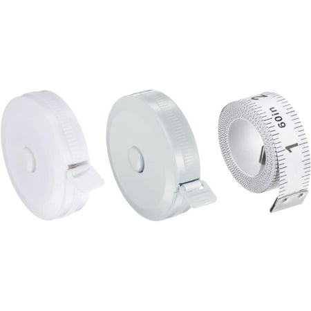 Soft Tape Measure Set 60 and 79 Retractable Measuring Ruler with 150cm/60 White Soft Ruler for Body Cloth Sewing White Cool Blue
Soft Tape Measure Set 60 and 79 Retractable Measuring Ruler with 150cm/60 White Soft Ruler for Body Cloth Sewing White Cool Blue