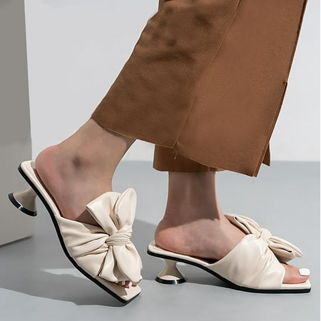 Cathalem Women Fashion Shoes Slipper Heels Sandals Casual Shoes For Ladies Two Strap Sandals Women White 7
Cathalem Women Fashion Shoes Slipper Heels Sandals Casual Shoes For Ladies Two Strap Sandals Women White 7