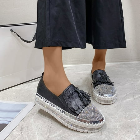 WQJNWEQ Women s Flats Shoes Leisure Fashion Rhinestone Sole Single Shoes one-footed Shoes Casual Shoes Comfort
WQJNWEQ Women s Flats Shoes Leisure Fashion Rhinestone Sole Single Shoes one-footed Shoes Casual Shoes Comfort