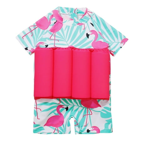 GYRATEDREAM 2-6Y Kid Girls Short Sleeve One Piece Float Suit Swimsuit Rashguard Buoyancy Bathing Suit/Flamingo
GYRATEDREAM 2-6Y Kid Girls Short Sleeve One Piece Float Suit Swimsuit Rashguard Buoyancy Bathing Suit/Flamingo