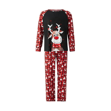 Wassery Christmas Pajamas Family Matching Sets Plaid Tree Elk Print Long Sleeve Tops Trousers Jumpsuit Sleepwear for Women Men Couples Kids Baby
Wassery Christmas Pajamas Family Matching Sets Plaid Tree Elk Print Long Sleeve Tops Trousers Jumpsuit Sleepwear for Women Men Couples Kids Baby