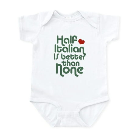 CafePress - Half Italian Infant Bodysuit - Baby Light Bodysuit Size Newborn - 24 Months
CafePress - Half Italian Infant Bodysuit - Baby Light Bodysuit Size Newborn - 24 Months