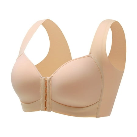 Women s Comfortable Bras Traceless Front Button Summer Thin Sport No Steel Ring Gathering Collar Wrapping Anti Drop
Women s Comfortable Bras Traceless Front Button Summer Thin Sport No Steel Ring Gathering Collar Wrapping Anti Drop