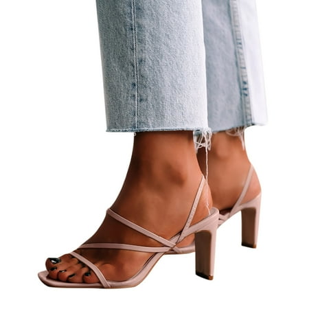 Aayomet Sandals for Women Sandals Size And Women Casual Fashion Thick Solid Color Heels Summer Spring Heels Large High Women s Pink 8.5
Aayomet Sandals for Women Sandals Size And Women Casual Fashion Thick Solid Color Heels Summer Spring Heels Large High Women s Pink 8.5