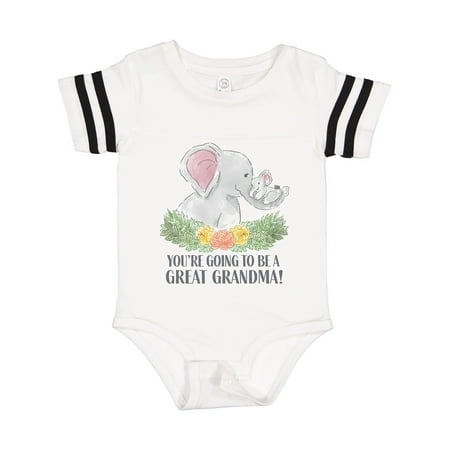 Inktastic You re Going to Be a Great Grandma Elephants with Flowers Gift Baby Boy or Baby Girl Bodysuit
Inktastic You re Going to Be a Great Grandma Elephants with Flowers Gift Baby Boy or Baby Girl Bodysuit