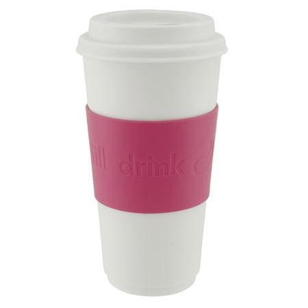 Copco 16 Ounce The Eco Friendly Alternative to Disposable Pink Travel Cup