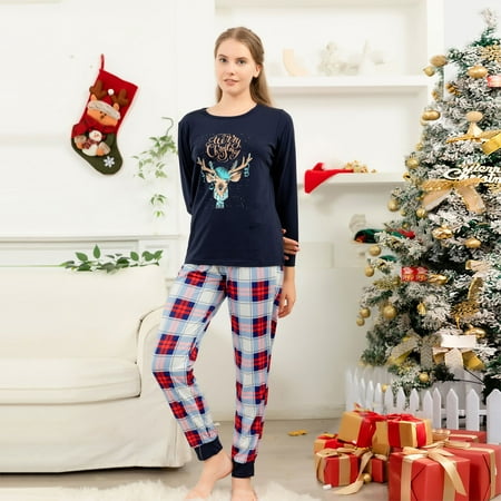 Hanas Parent-child outfit Christmas Parent-child Family Set Home Printed CHRISTMAS PAJAMAS Two-piece Set Warm Family Multi-color M
Hanas Parent-child outfit Christmas Parent-child Family Set Home Printed CHRISTMAS PAJAMAS Two-piece Set Warm Family Multi-color M