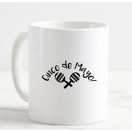 Coffee Mug Cinco De Mayo Maracas 5 Drinking Fun Party White Cup Funny Gifts for work office him her
Coffee Mug Cinco De Mayo Maracas 5 Drinking Fun Party White Cup Funny Gifts for work office him her