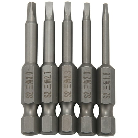 5Pcs Set Triple-cornered Screwdriver Bits S2 Steel 1/4 inch Hex 50mm Long Screwdrier Set DIY Hand Tools
5Pcs Set Triple-cornered Screwdriver Bits S2 Steel 1/4 inch Hex 50mm Long Screwdrier Set DIY Hand Tools