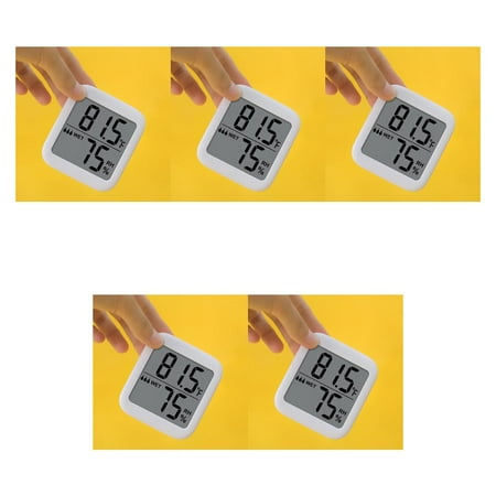 5Pcs Digital Thermometer Hygrometer Living Room LCD temperature humidity Baby Room LCD Display Temperature Humidity Meter Gauge
5Pcs Digital Thermometer Hygrometer Living Room LCD temperature humidity Baby Room LCD Display Temperature Humidity Meter Gauge
