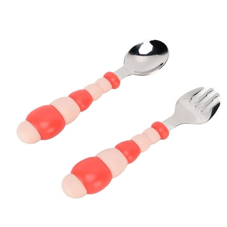 Fyydes Baby Self Feeding Spoon Fork Set Stainless Steel Toddler Training Utensils for Training Weaning Toddler Cutlery Kit Baby Training Utensils
Fyydes Baby Self Feeding Spoon Fork Set Stainless Steel Toddler Training Utensils for Training Weaning Toddler Cutlery Kit Baby Training Utensils
