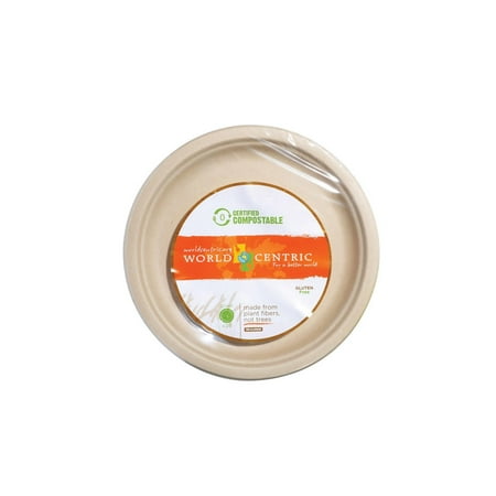 World Centric Fiber Plate - Case of 12 - 20 Count