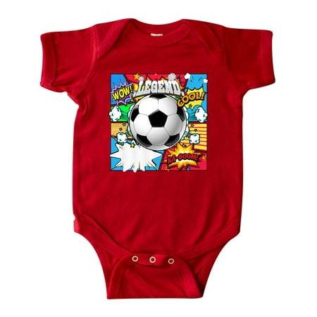 Inktastic Soccer Superhero Gift Baby Boy or Baby Girl Bodysuit