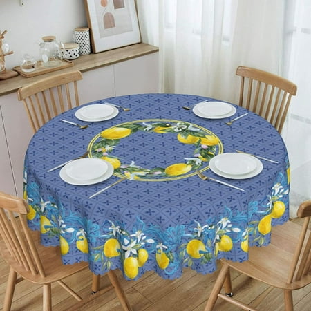 WISH TREE Fruit Fall Round Tablecloth Dining Wipeable Table Cloth Cover for Holiday Home Picnic Party Wedding Buffet Parties Camping
WISH TREE Fruit Fall Round Tablecloth Dining Wipeable Table Cloth Cover for Holiday Home Picnic Party Wedding Buffet Parties Camping