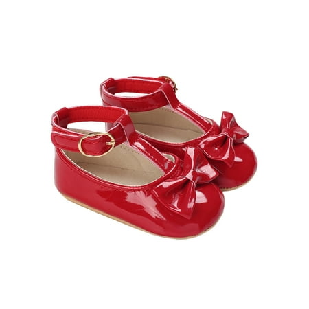 Seyurigaoka Newborn Baby Girls Anti-slip Soft-soled Princess Shoes Hollow-out Solid Color First Walking Shoes with Bow
Seyurigaoka Newborn Baby Girls Anti-slip Soft-soled Princess Shoes Hollow-out Solid Color First Walking Shoes with Bow