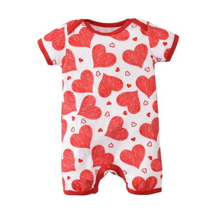 Valentine s Day Baby Boys Girls Love Print Short Sleeve Romper Jumpsuit Outfit For 3-6 Months
Valentine s Day Baby Boys Girls Love Print Short Sleeve Romper Jumpsuit Outfit For 3-6 Months