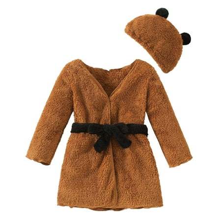Toddler Kids Child Baby Girls Long Sleeve Patchwork Winter Warm Princess Dress With Hat Outfit Set 2PCS For 3-4 Years
Toddler Kids Child Baby Girls Long Sleeve Patchwork Winter Warm Princess Dress With Hat Outfit Set 2PCS For 3-4 Years