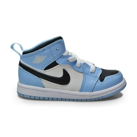Toddler s Jordan 1 Mid Ice Blue/Black-Sail-White (644507 401) - 6