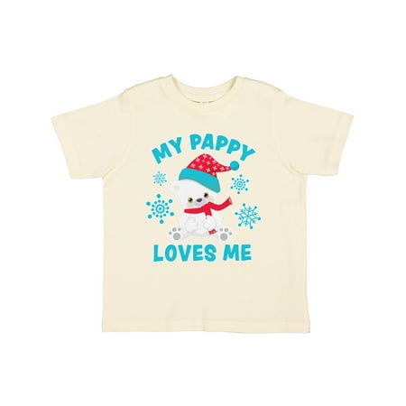 Inktastic Polar Bear My Pappy Loves Me in Santa Hat with Snowflakes Gift Toddler Boy or Toddler Girl T-Shirt
Inktastic Polar Bear My Pappy Loves Me in Santa Hat with Snowflakes Gift Toddler Boy or Toddler Girl T-Shirt