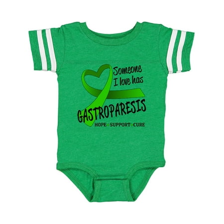 Inktastic Someone I Love Has Gastroparesis- green ribbon Gift Baby Boy or Baby Girl Bodysuit 
Inktastic Someone I Love Has Gastroparesis- green ribbon Gift Baby Boy or Baby Girl Bodysuit