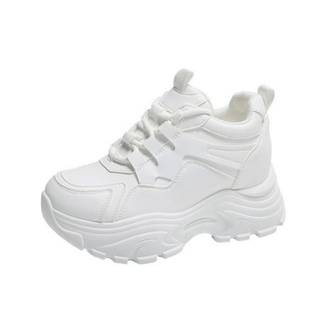 Stylish Women s Cushioned Platform Sneakers - Lightweight Faux Leather All-Season Comfort Chunky Lace-Up Design-36
Stylish Women s Cushioned Platform Sneakers - Lightweight Faux Leather All-Season Comfort Chunky Lace-Up Design-36