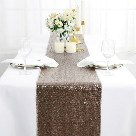 SQUARE CARMEN New Sequin Satin Table Runner 30x180cm Glitter Wedding Party Banquet Venue Decor Brown E
SQUARE CARMEN New Sequin Satin Table Runner 30x180cm Glitter Wedding Party Banquet Venue Decor Brown E