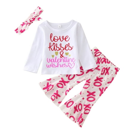 simu Valentines Day Girls Outfits Baby Girls Print Autumn Valentine s Day Print Long Sleeve Tops Hoodie Bell Bottom Headbands Clothes for Birthday Wedding
simu Valentines Day Girls Outfits Baby Girls Print Autumn Valentine s Day Print Long Sleeve Tops Hoodie Bell Bottom Headbands Clothes for Birthday Wedding