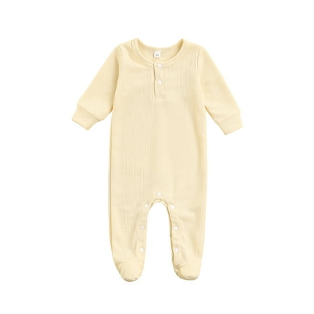 Meihuid Newborn Baby Romper Long Sleeve Zipper Jumpsuit Non-Slip Footed Pajamas Sleepwear
Meihuid Newborn Baby Romper Long Sleeve Zipper Jumpsuit Non-Slip Footed Pajamas Sleepwear
