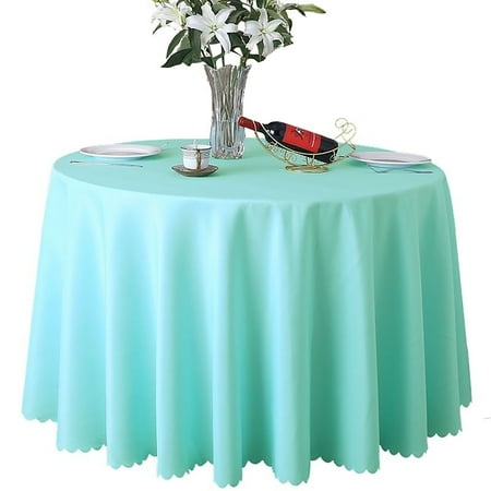 2 Pack Round Tablecloth Solid Color Polyester Circle Table Protector Washable No Pilling Table Cover For Hotel Wedding Party Banquet Business-Tiffany Blue-3.6m
2 Pack Round Tablecloth Solid Color Polyester Circle Table Protector Washable No Pilling Table Cover For Hotel Wedding Party Banquet Business-Tiffany Blue-3.6m