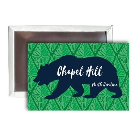 Chapel Hill North Carolina Souvenir 2x3-Inch Fridge Magnet Bear Design