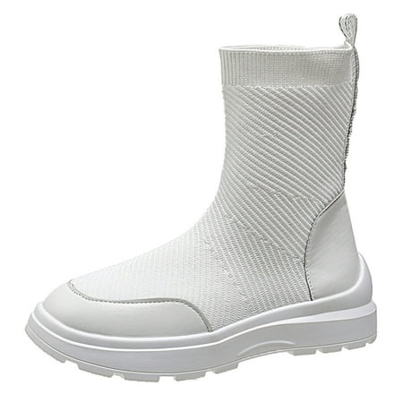 ZIZOCWA Casual Booties For Women Women Boots Size 7 Ladies Fashion Solid Color Breathable Knitted Leather Panel Thick Heel Short Boots Womens Heels
ZIZOCWA Casual Booties For Women Women Boots Size 7 Ladies Fashion Solid Color Breathable Knitted Leather Panel Thick Heel Short Boots Womens Heels