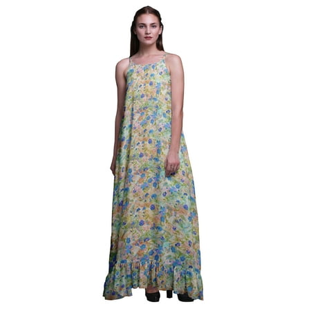 Bimba Medium Blue Artistic Leaves & Floral Printed Nightwear For Women Long Spaghetti Strap Maxi Dress Sleepwear Gown X-Small
Bimba Medium Blue Artistic Leaves & Floral Printed Nightwear For Women Long Spaghetti Strap Maxi Dress Sleepwear Gown X-Small