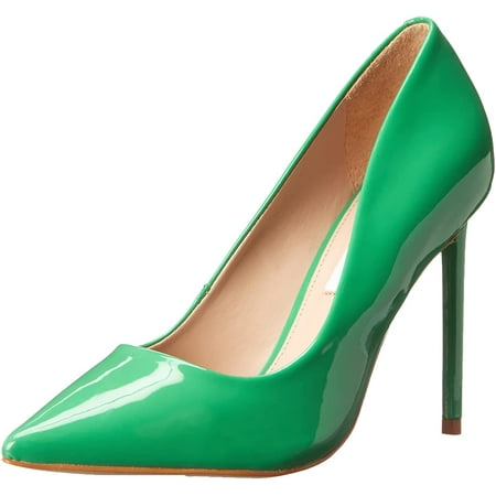 Steve Madden Womens VALA Pump Green Patent 6