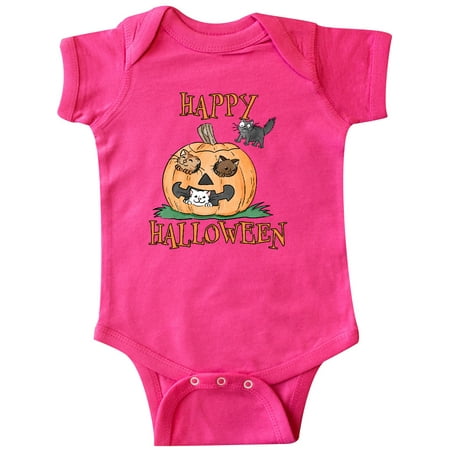 Inktastic Happy Halloween Kittens in a Pumpkin Gift Baby Boy or Baby Girl Bodysuit 
Inktastic Happy Halloween Kittens in a Pumpkin Gift Baby Boy or Baby Girl Bodysuit