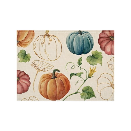 Winter Clearance! Uhuya Thanksgiving Holiday Decoration Meal Mat Home Kitchen Insulation Cup Mat Non-scald Linen Western Meal Mat C
Winter Clearance! Uhuya Thanksgiving Holiday Decoration Meal Mat Home Kitchen Insulation Cup Mat Non-scald Linen Western Meal Mat C